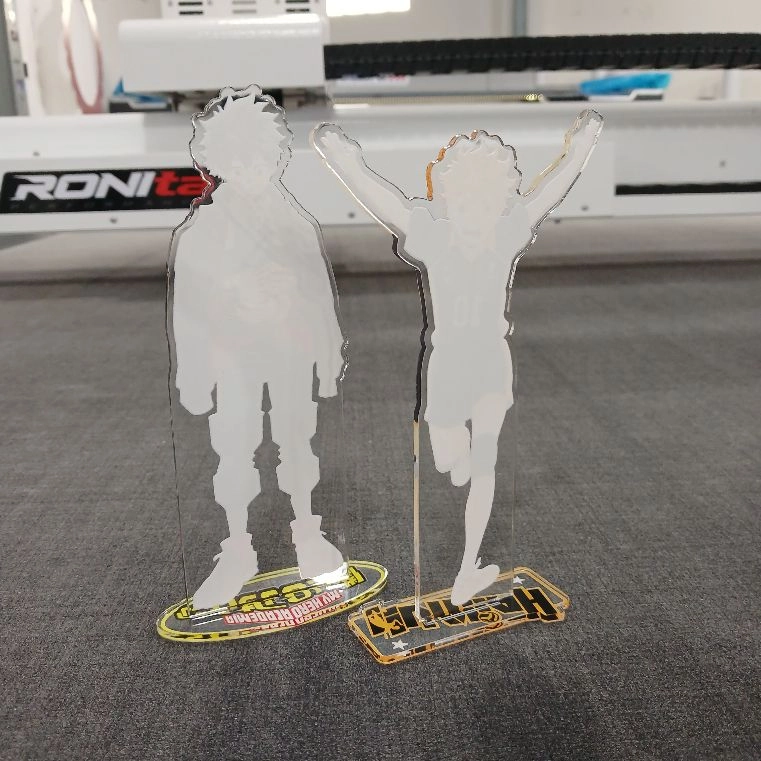 Jasa Cetak Standee Custom Akrilik Bening 3mm Ukuran A5 RONIta