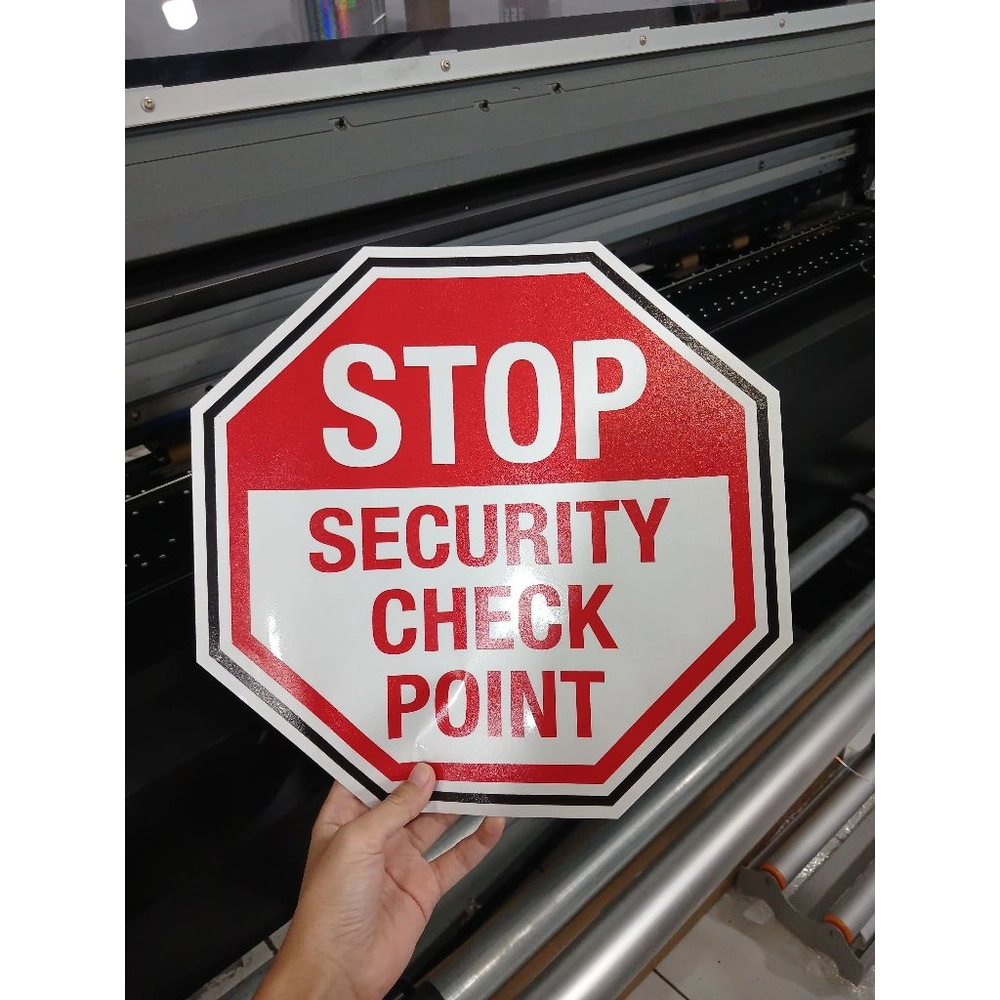 Cetak Stiker RDS Reflective Meteran 115x100cm (Menyala Saat Kena Sinar Lampu)