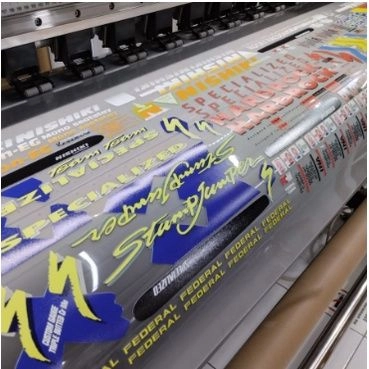 Cetak Stiker Premium RDS TRANSPARAN SUPER CLEAR Tinta UV & Tinta Putih