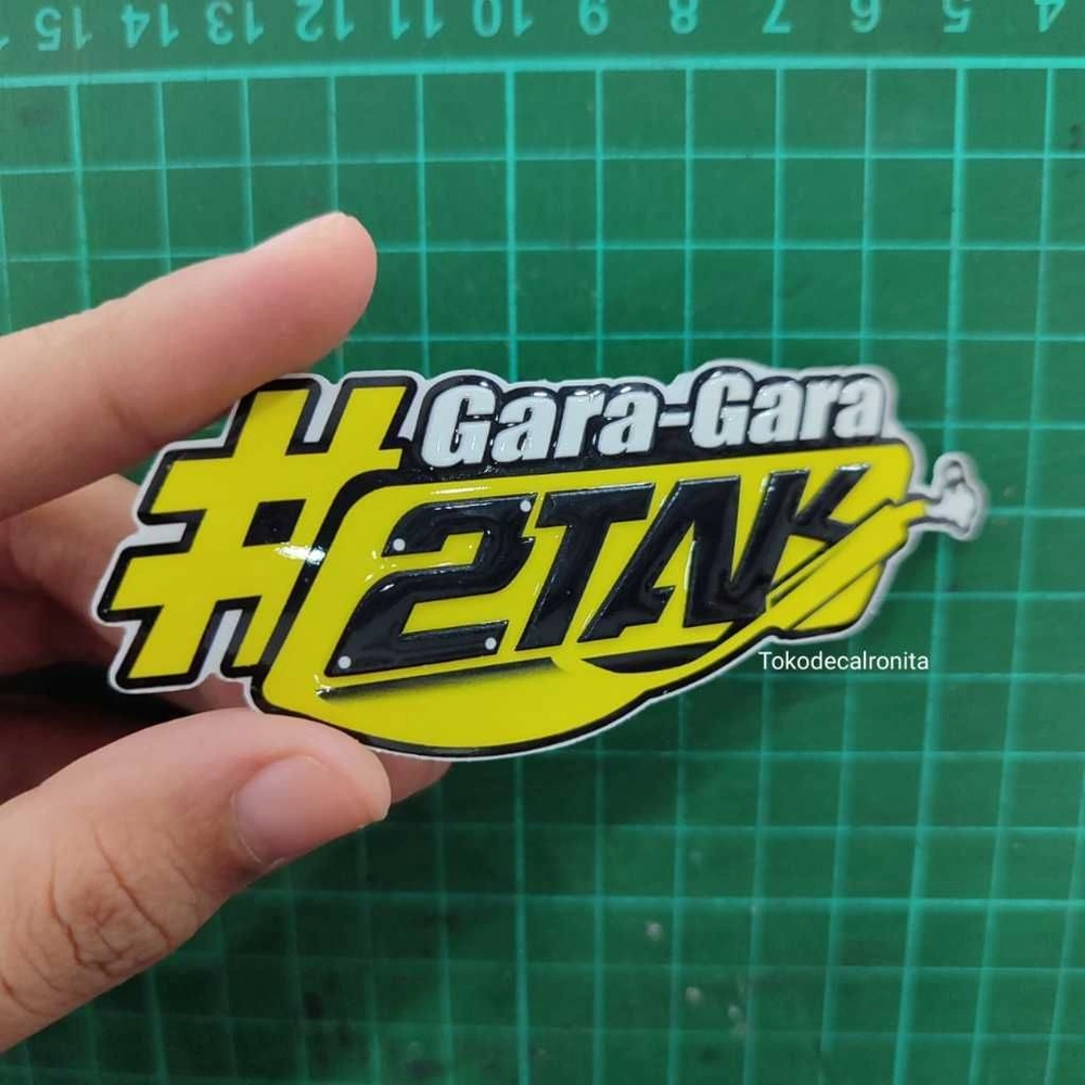 Sticker Emboss Vinyl RDS Gloss Uv Diecut  Custom