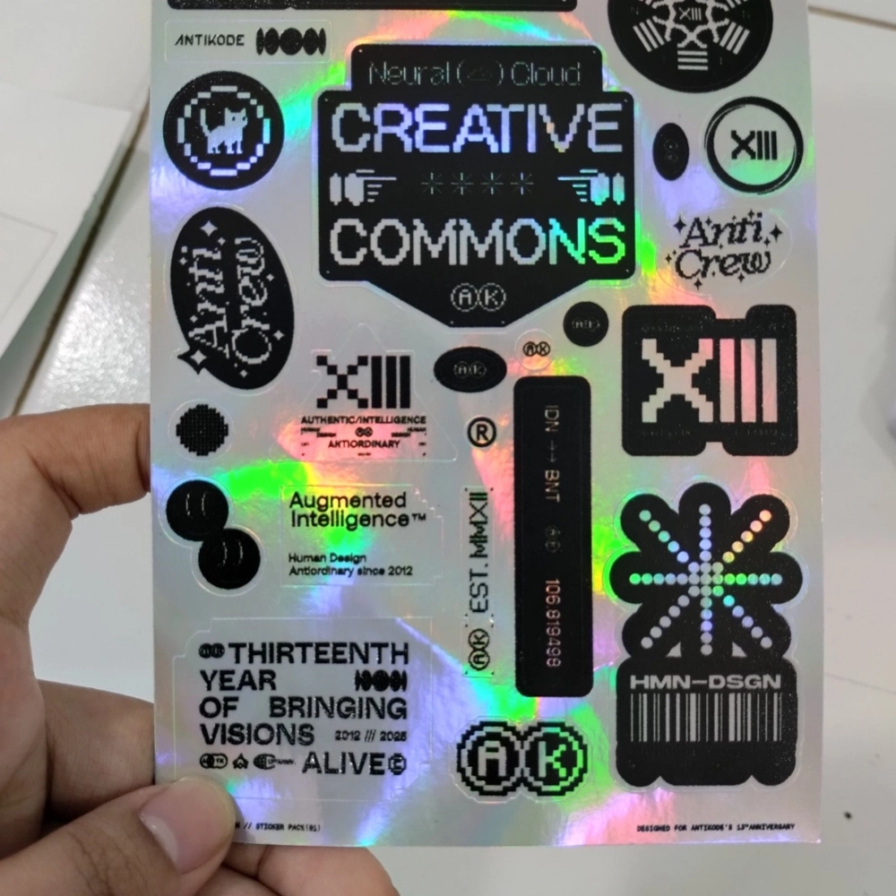 Cetak Sticker Pack / Sticker Sheet Hologram/Chrome/Galaxy Ukuran A7 / A6 / A5 / Tinta UV Gell Full Color dan Bisa Pakai Tinta Putih